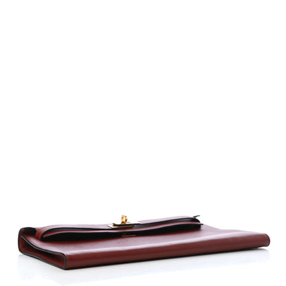 Hermes Swift Kelly Longue Clutch Pochette Rouge H 4 of 6