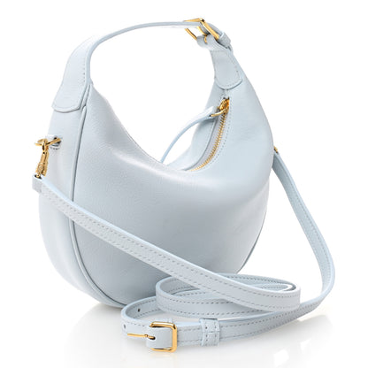 Celine Supple Grained Calfskin Teen Lulu Shoulder Bag Glacier 3 of 9