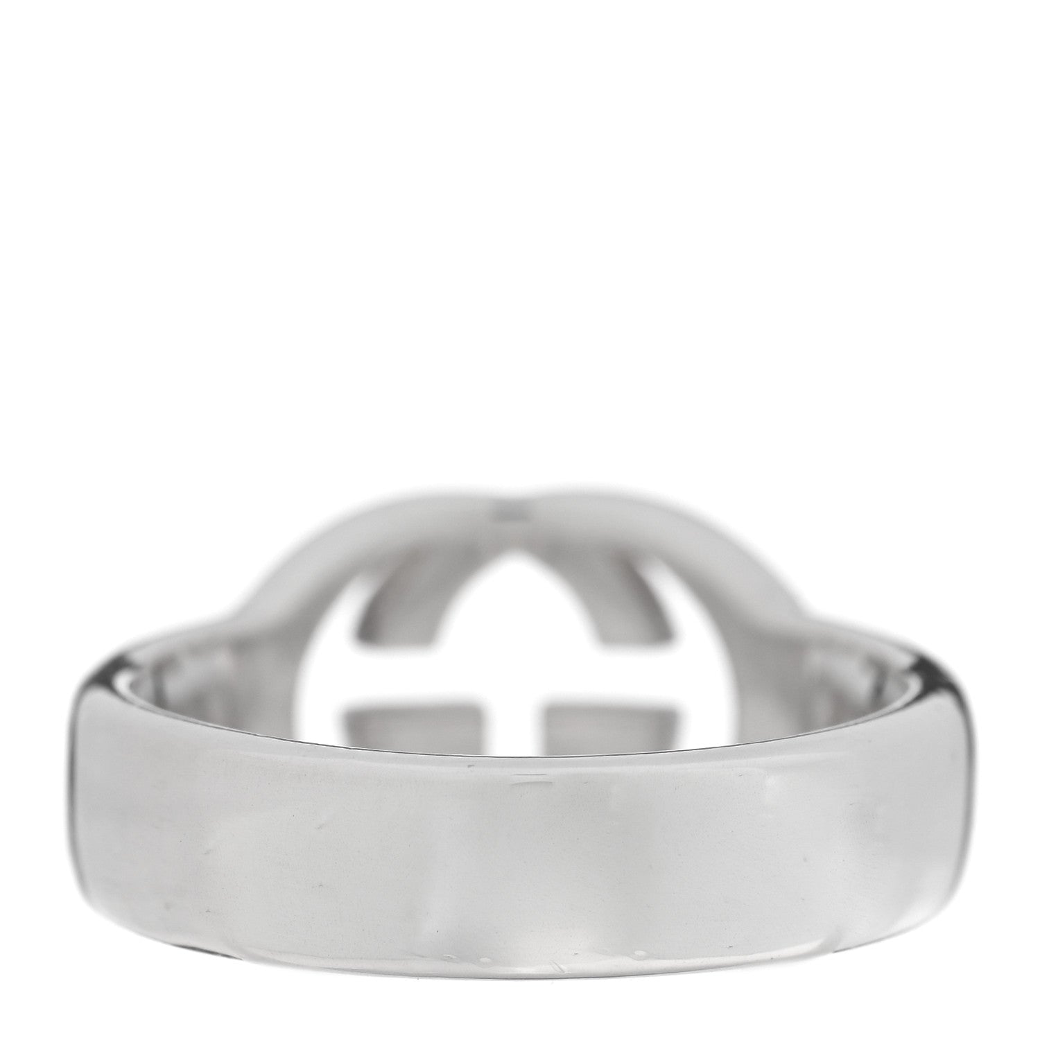 Gucci Sterling Silver Interlocking G Ring 53 6.25 3 of 4