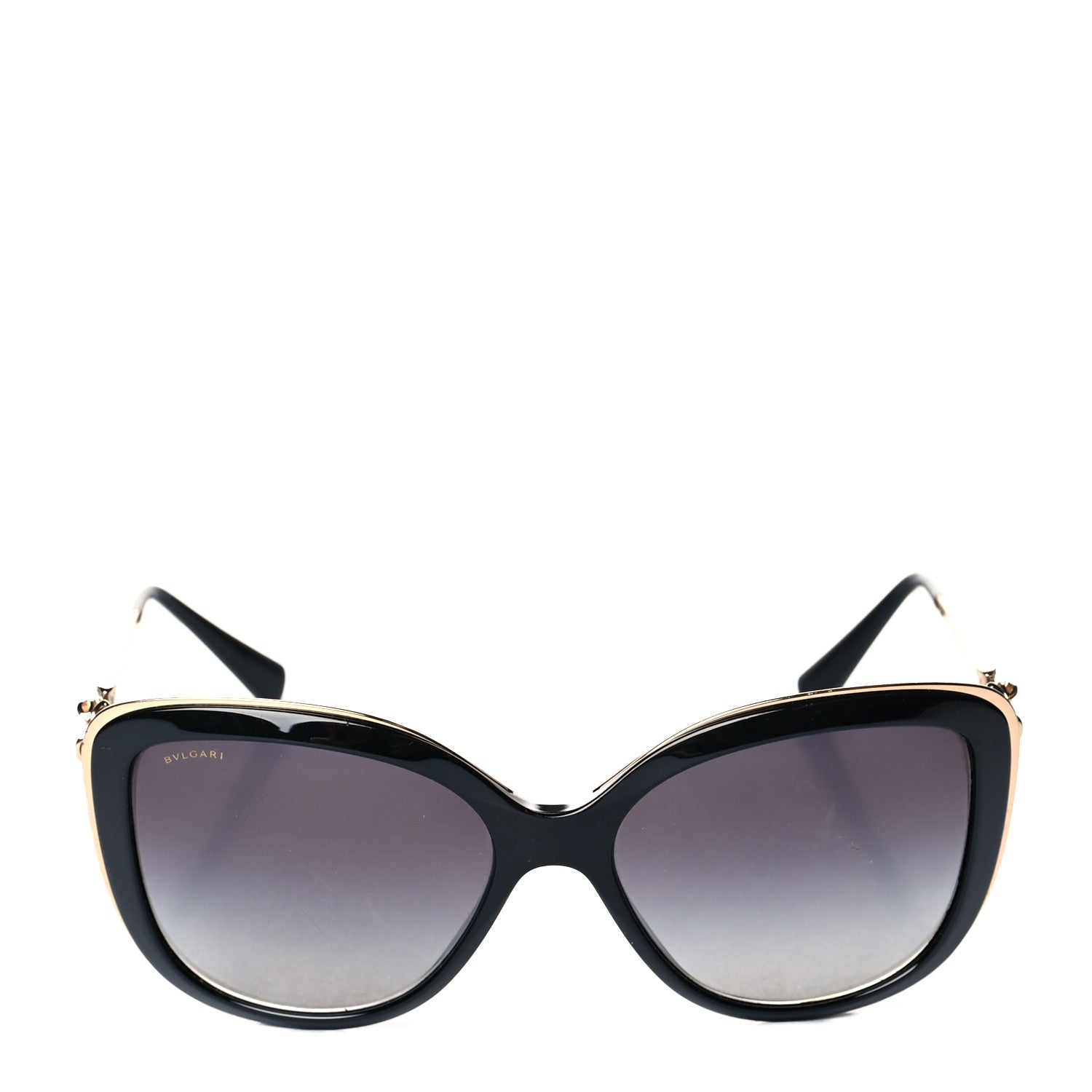 Bulgari Crystal Flower Sunglasses 6094-B Black 2 of 8