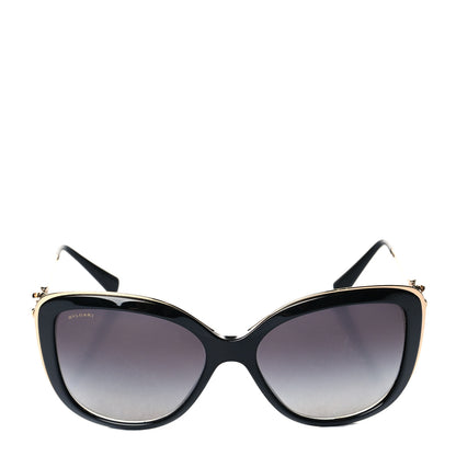 Bulgari Crystal Flower Sunglasses 6094-B Black 2 of 8