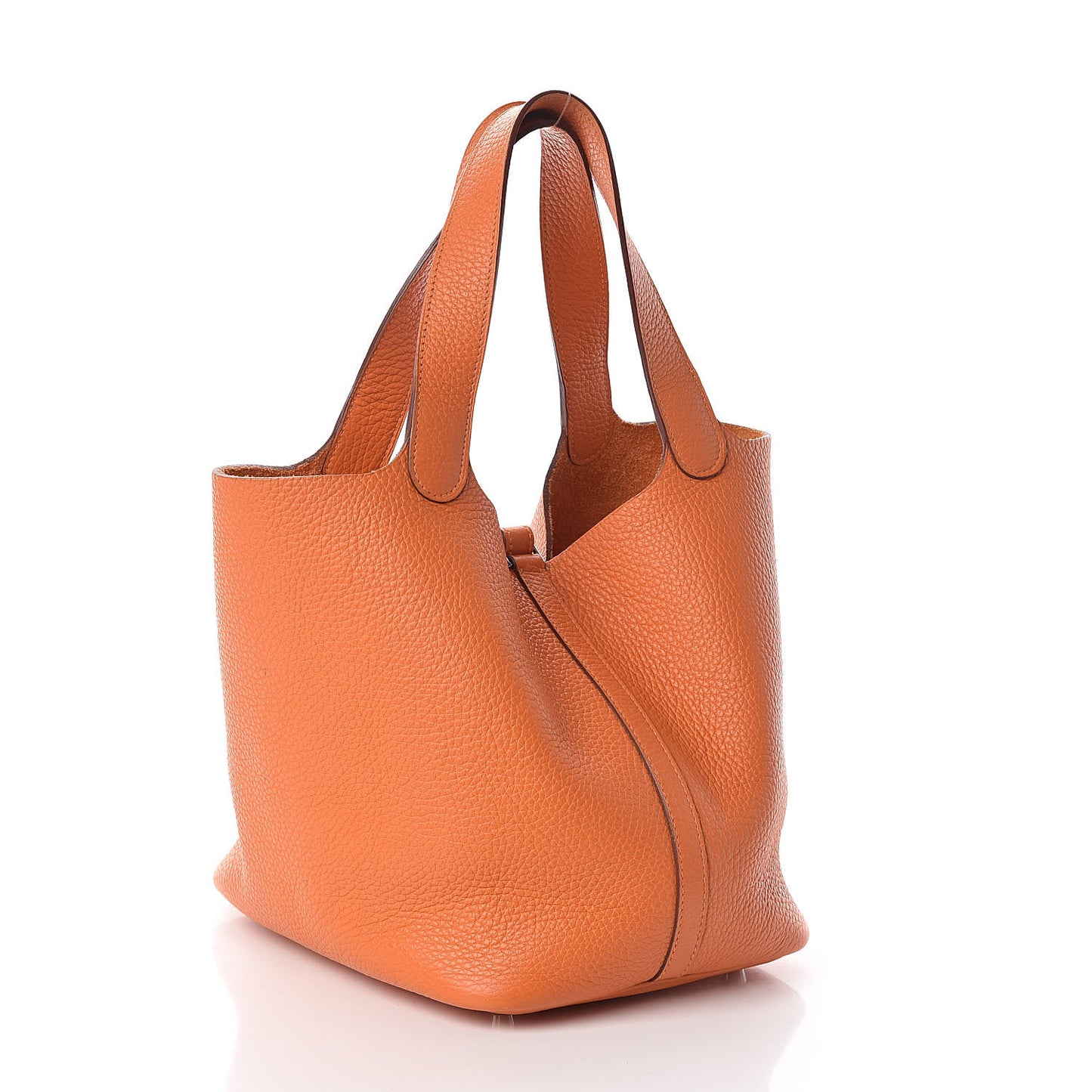Taurillon Clemence Picotin Lock 22 MM Orange