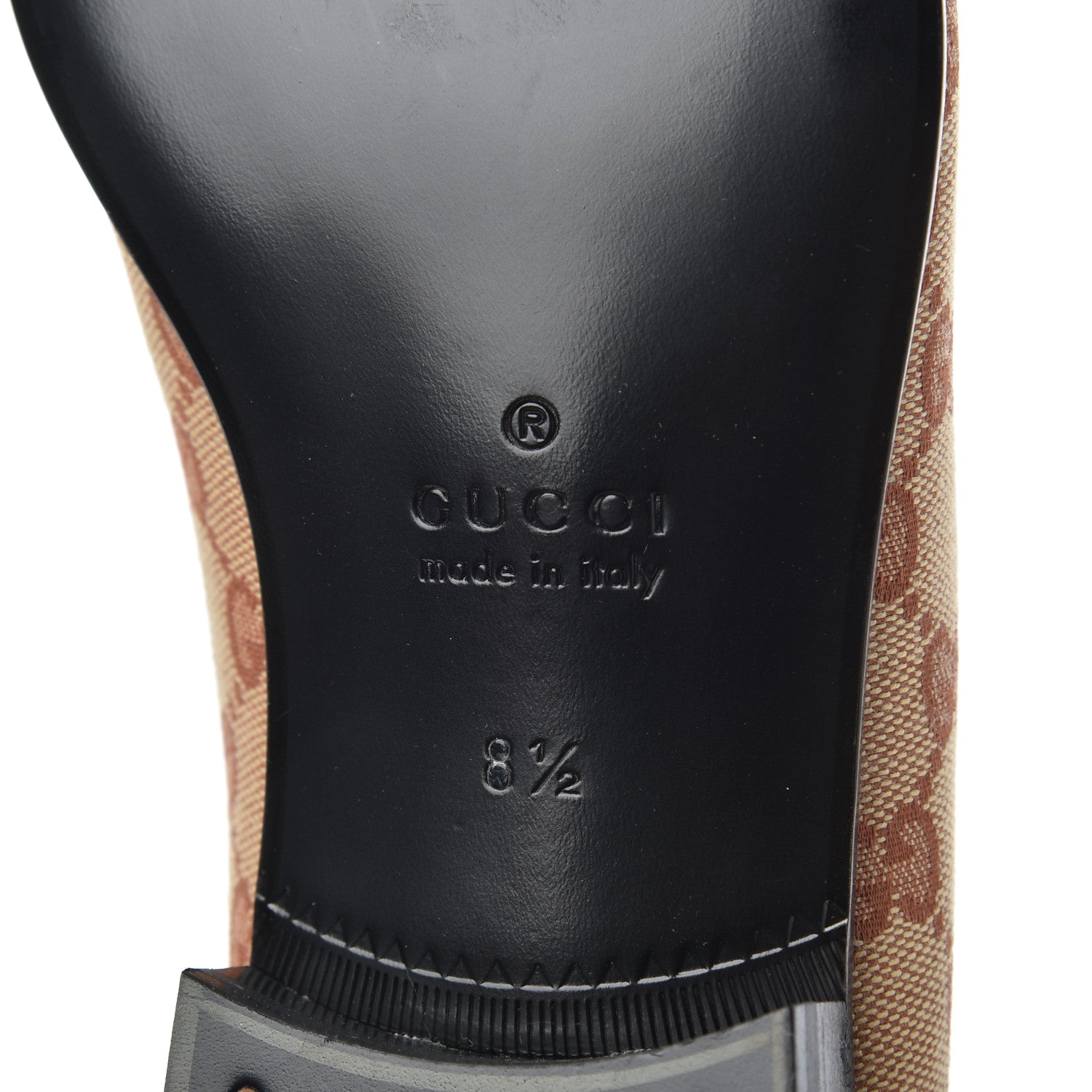 Gucci X MLB GG Monogram LA Dodgers Embroidered Mens Loafers 8.5 Beige Ruggine Black 7 of 12