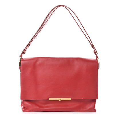 Celine Calfskin Blade Flap Bright Red 1 of 9