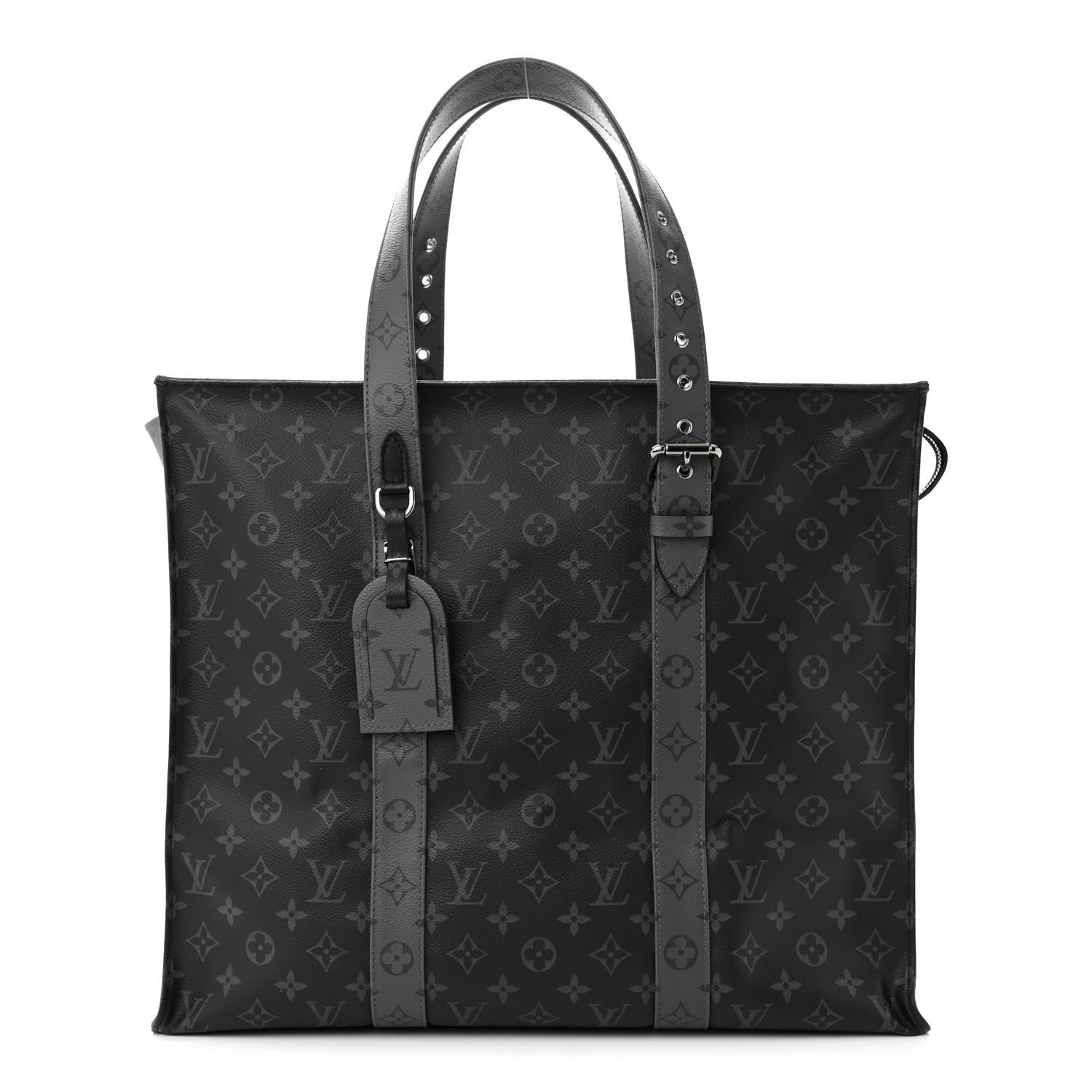 Louis Vuitton Monogram Eclipse Cabas Zippe GM Black 1 of 10