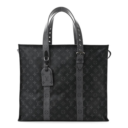 Louis Vuitton Monogram Eclipse Cabas Zippe GM Black 1 of 10