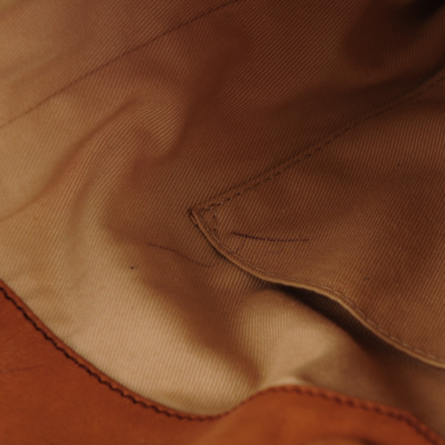 Lambskin Tinhan Shopper Camel