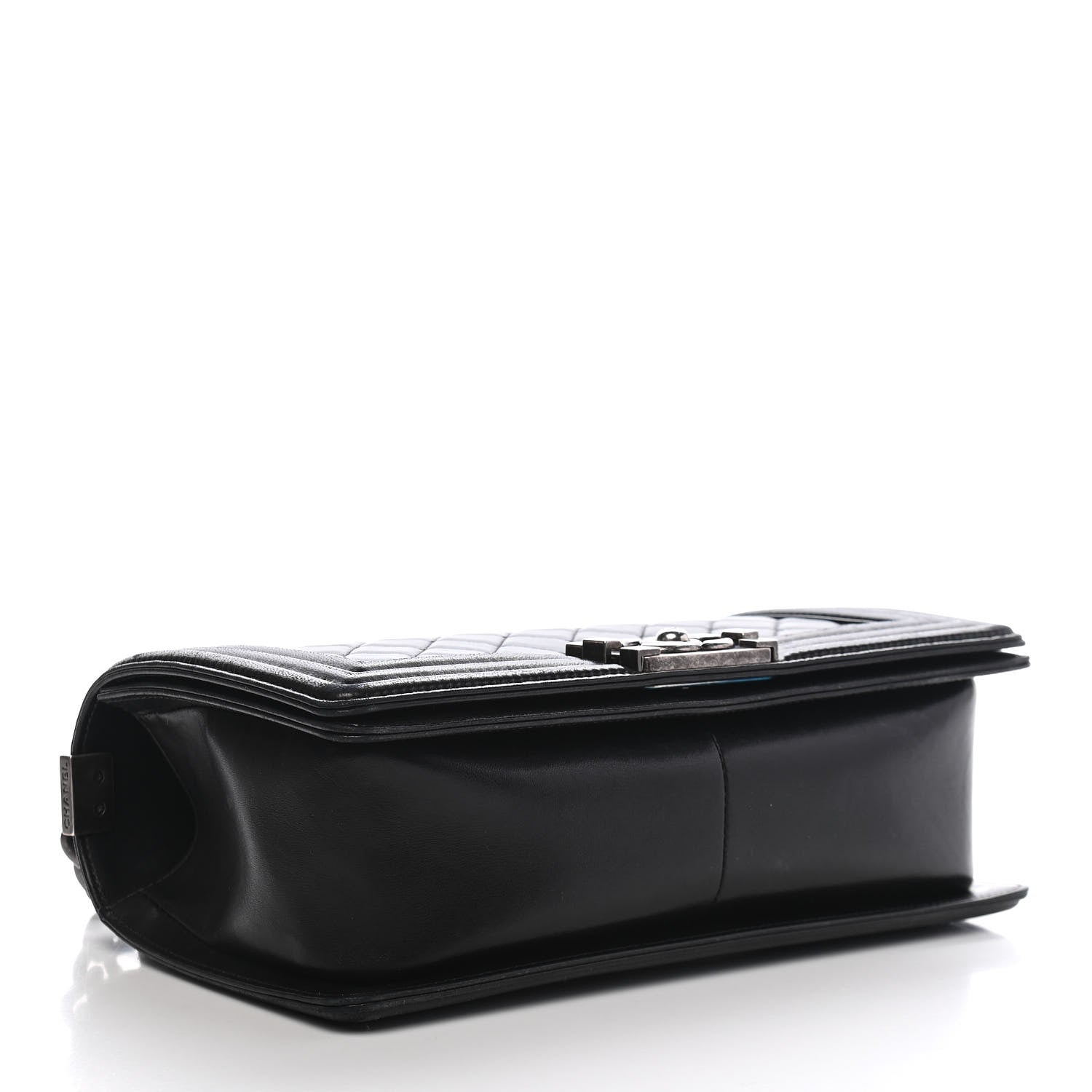Chanel Lambskin Quilted Medium Boy Flap Black 6 of 20