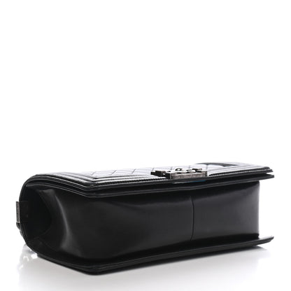 Chanel Lambskin Quilted Medium Boy Flap Black 6 of 20