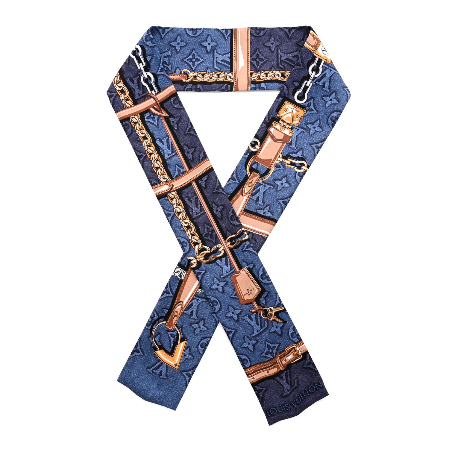 Louis Vuitton Louis Vuitton Scarf Blue 1 of 3