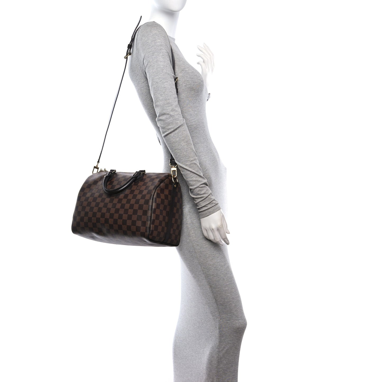 Damier Ebene Speedy Bandouliere 30