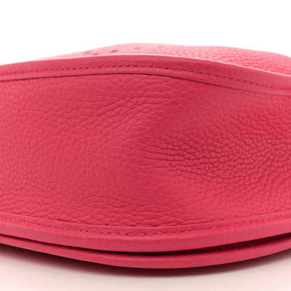 Hermes Taurillon Clemence Evelyne III PM Rose Extreme 10 of 13