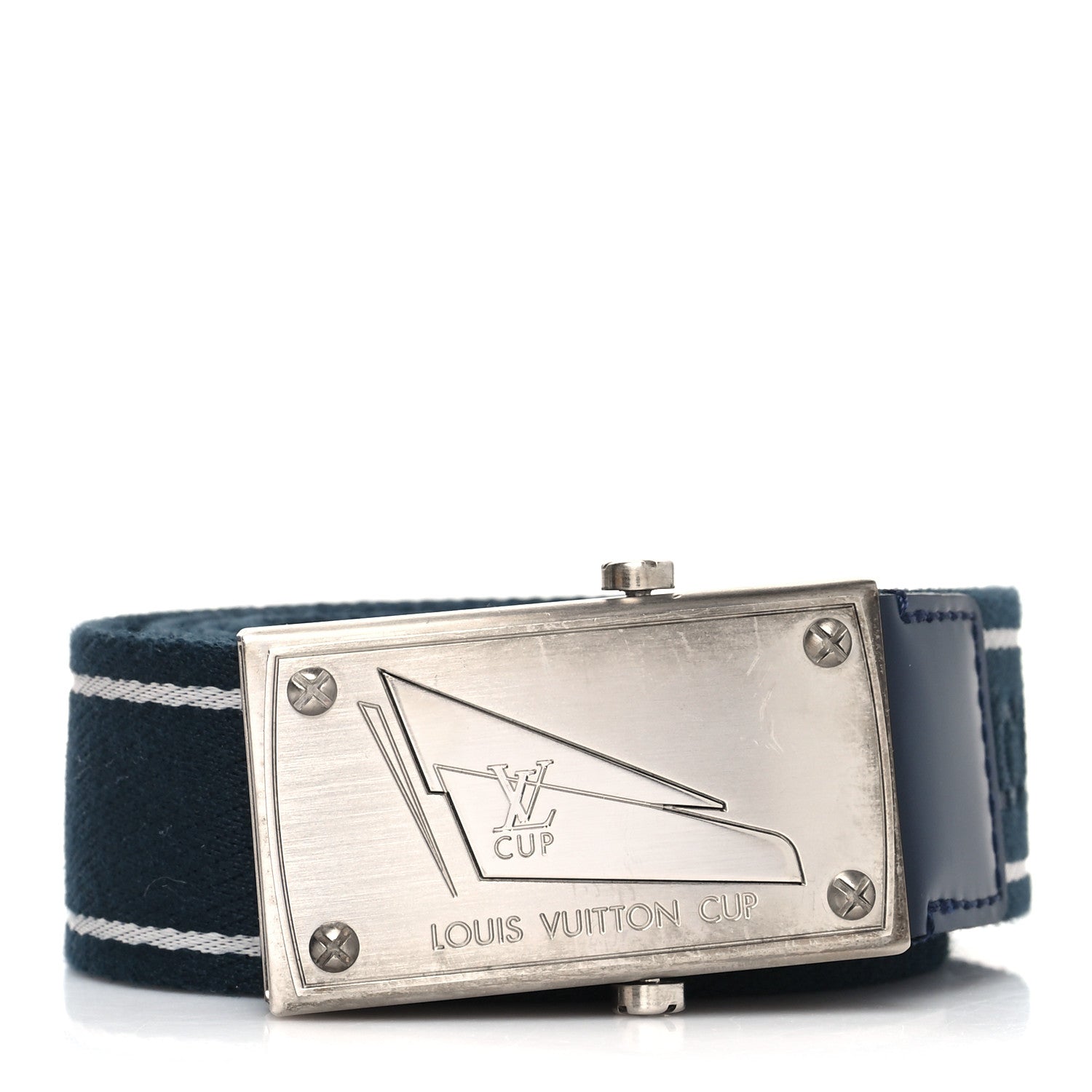 Louis Vuitton Americas Cup Belt 90 36 Blue 1 of 6