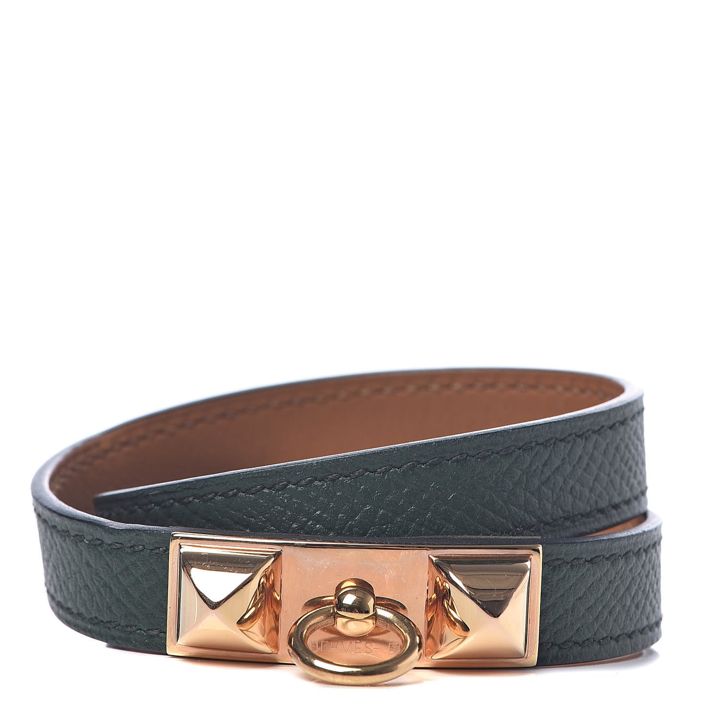 Epsom Rivale Double Tour Bracelet S Vert Anglais