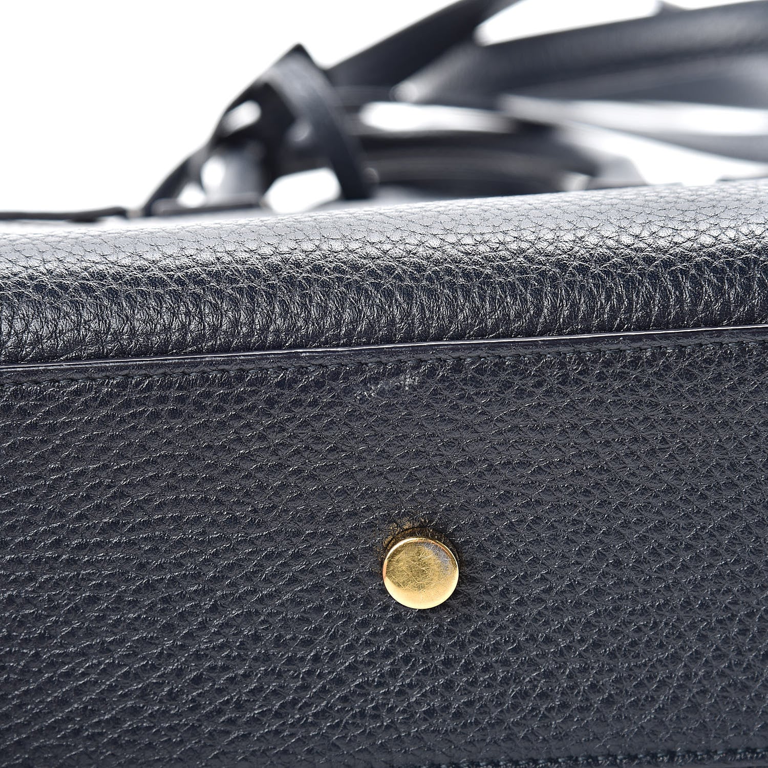Saint Laurent Grained Calfskin Nano Sac De Jour Marine 12 of 12