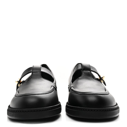 Chanel Calfskin CC Turnlock Moccasin Loafers 40 Black 3 of 10