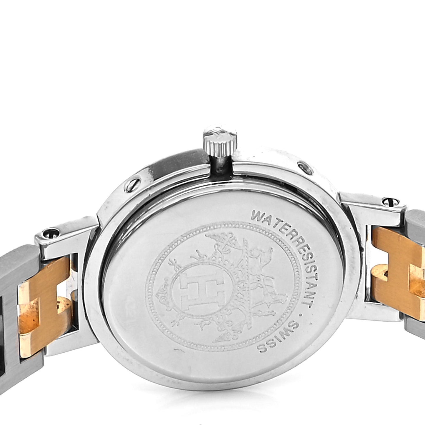 Stainless Steel 24mm Clipper Quartz Watch Gold