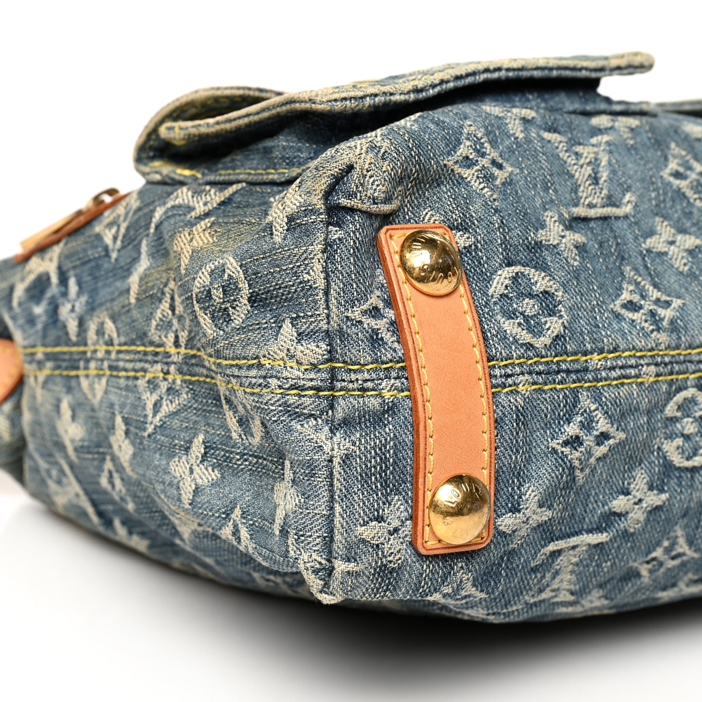 Monogram Denim Baggy PM Blue