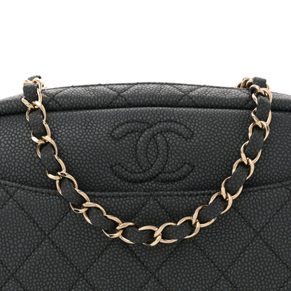 Chanel Iridescent Caviar Quilted Small Coco Tassel Camera Case Black 8 of 11