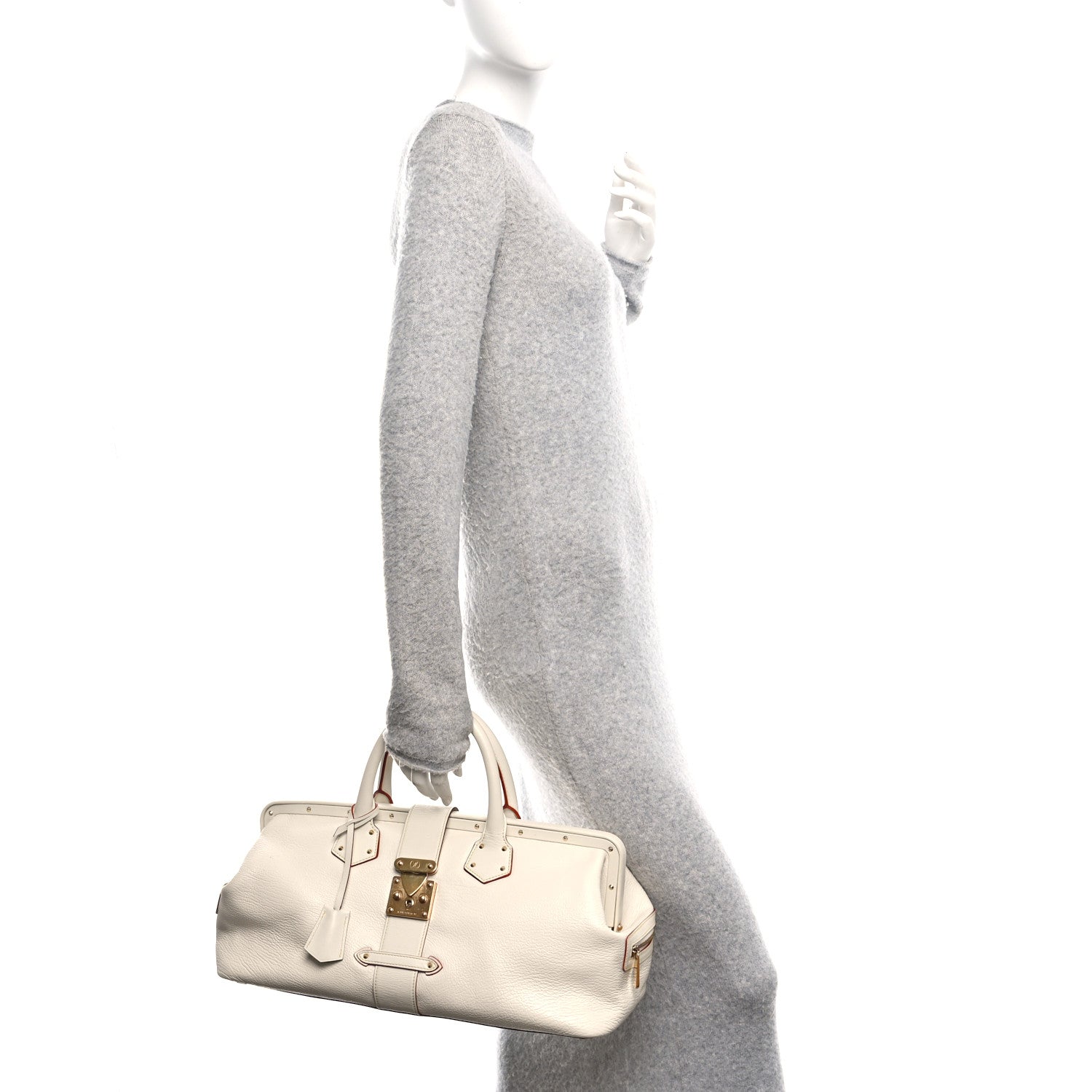 Louis Vuitton Suhali L'Ingenieux GM White 2 of 9