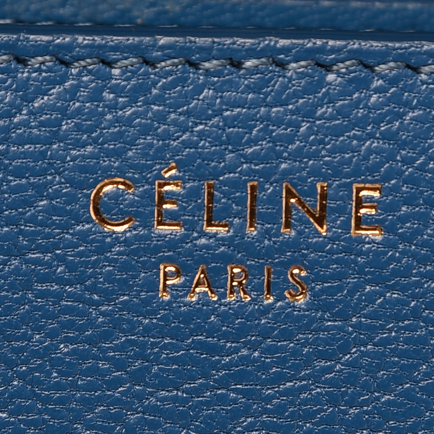 Celine Goatskin Medium Classic Box Flap Bag Sea 7 of 9