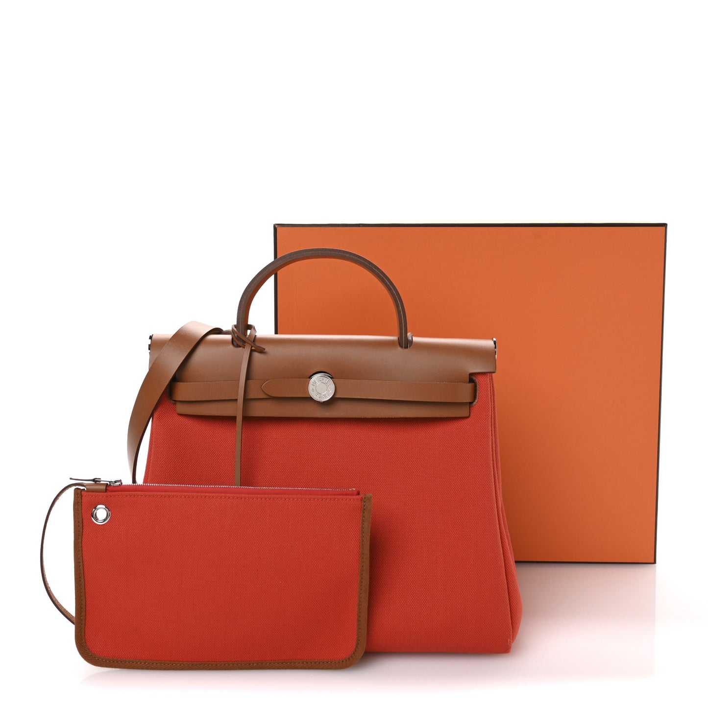 Vache Hunter Toile Herbag Zip Retourne 31 PM Orange Mecano Fauve
