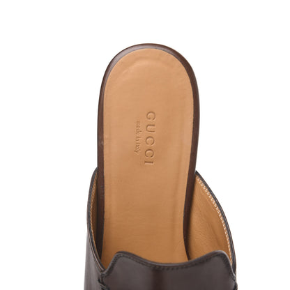 Gucci Calfskin Womens Princetown Slippers 39 Fondente Brown 6 of 11