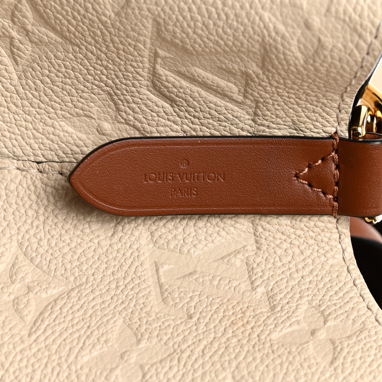 LOUIS VUITTON Empreinte Neonoe MM Cream