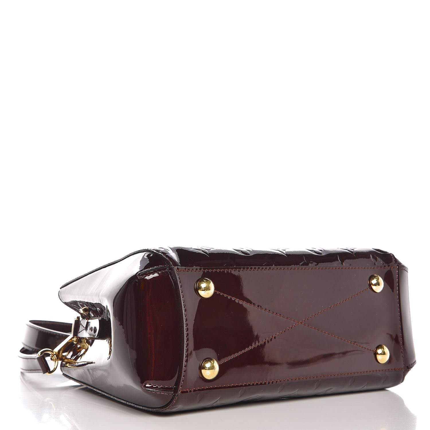 Louis Vuitton Vernis Montaigne BB Amarante 5 of 9