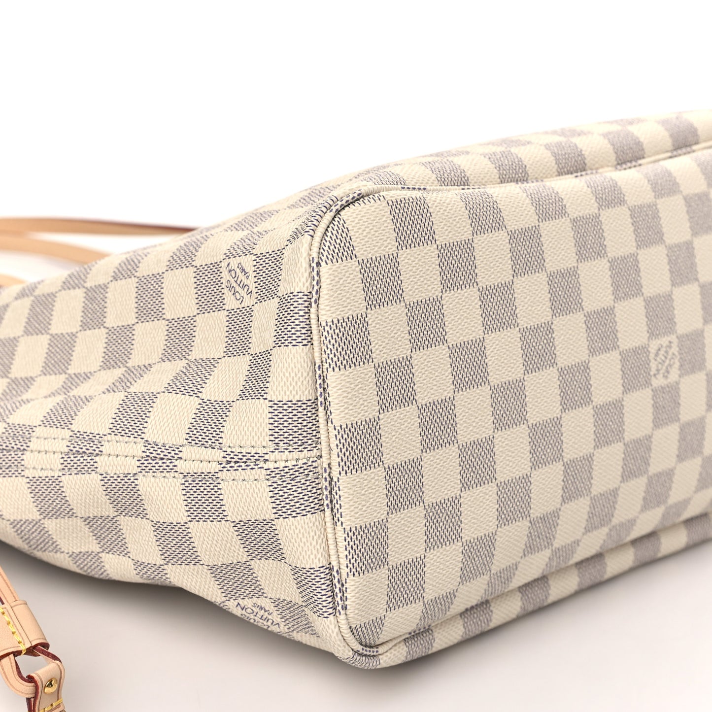 Damier Azur Neo Neverfull MM Rose Ballerine