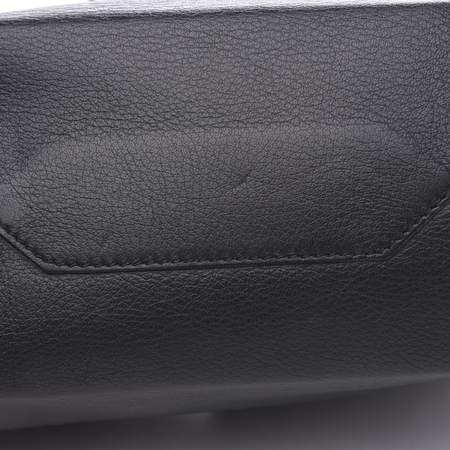 Calfskin Papier Mini A4 Tote Black