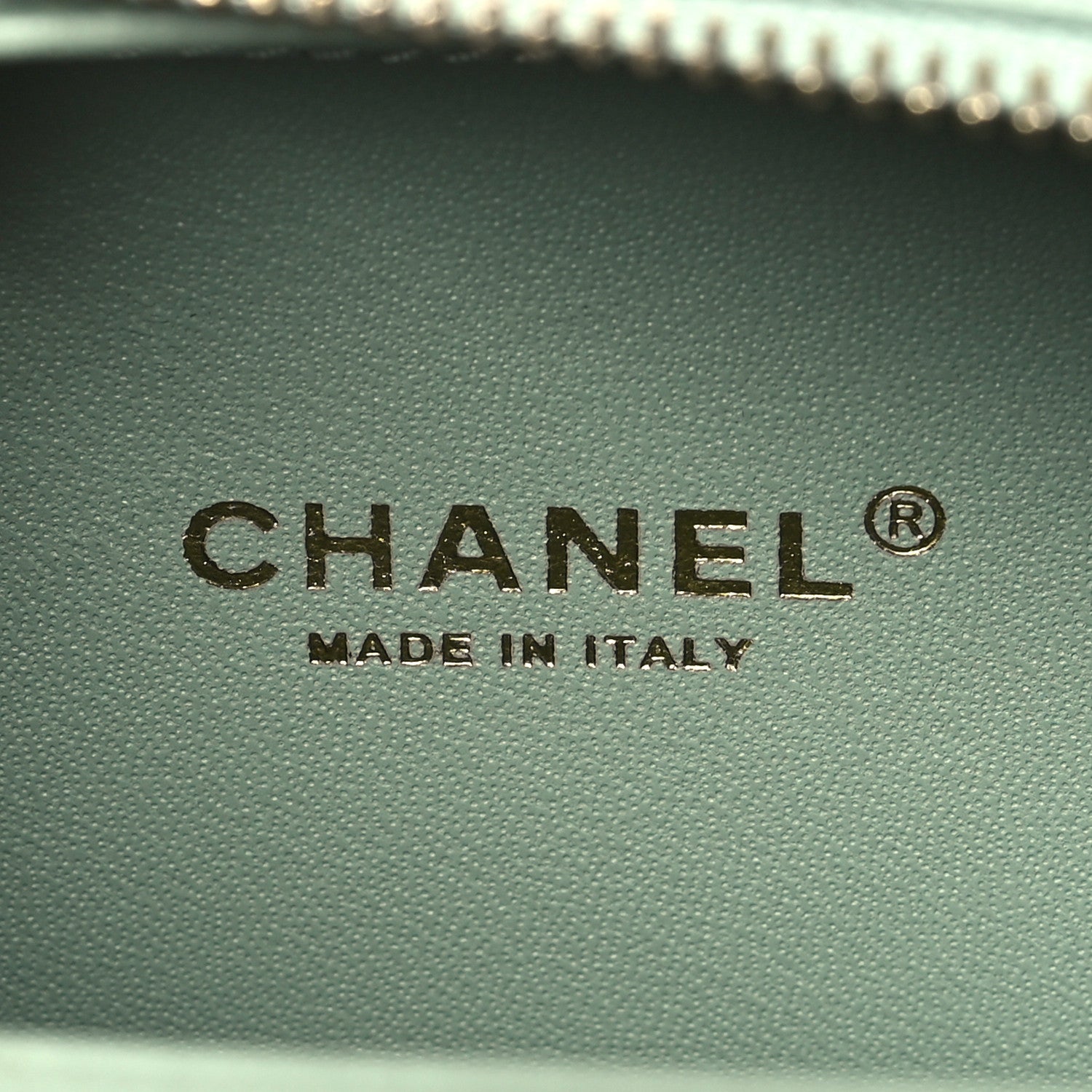 Chanel Caviar Quilted Small CC Filigree Vanity Case Mint 5 of 9