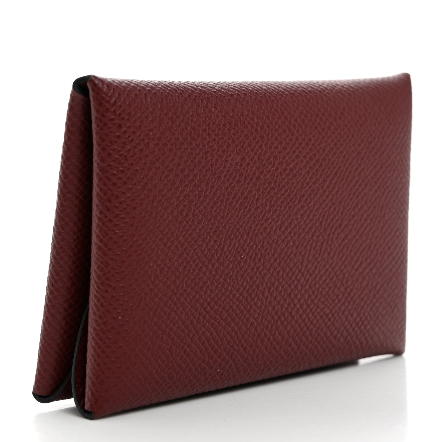 Hermes Epsom Calvi Duo Card Case Rouge H 3 of 8