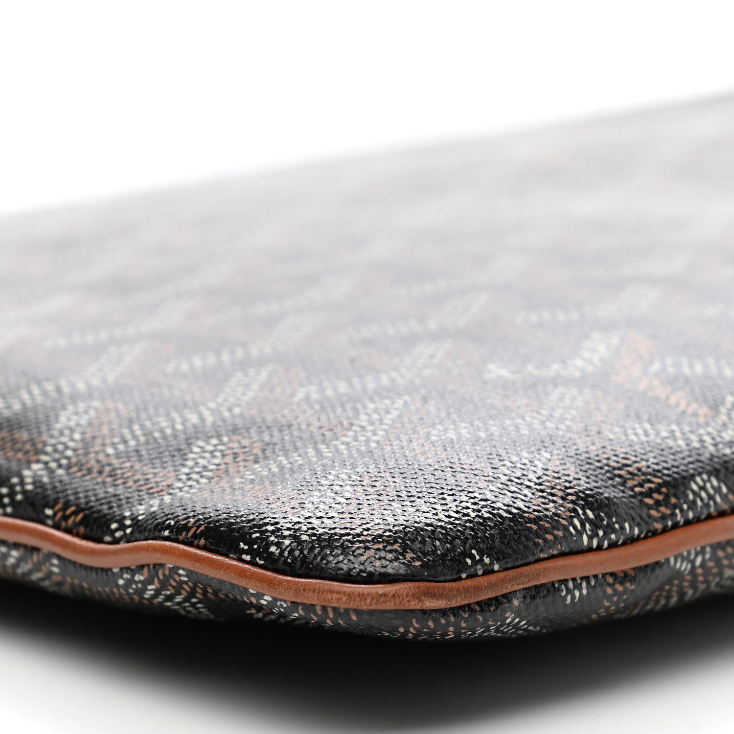 Goyard Goyardine Senat Pochette MM Black Gold 8 of 13