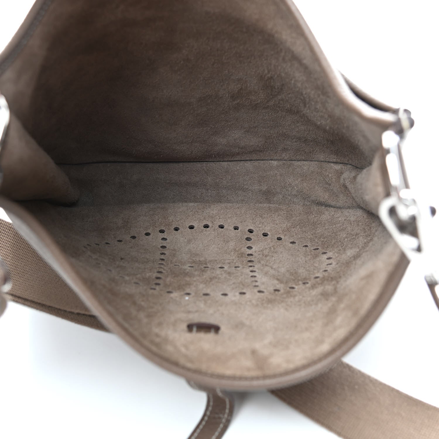 Hermes Taurillon Clemence Evelyne III PM Etoupe 4 of 4