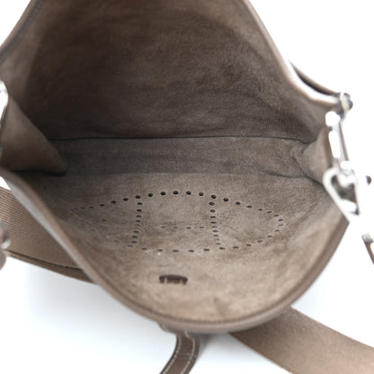 Hermes Taurillon Clemence Evelyne III PM Etoupe 4 of 4