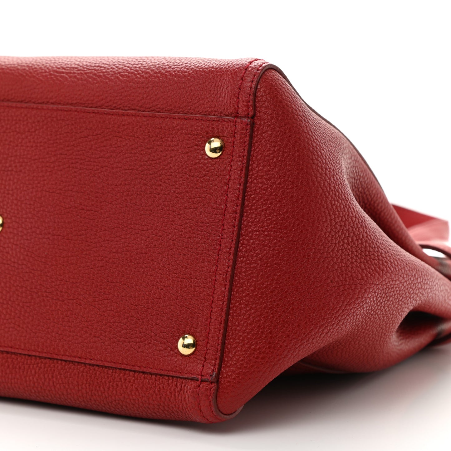Calfskin Nencia Tote Rosso