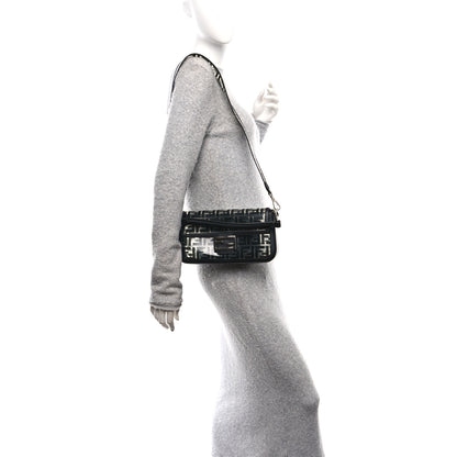 Fendi TPU FF Vitello Grace Baguette Black 2 of 9