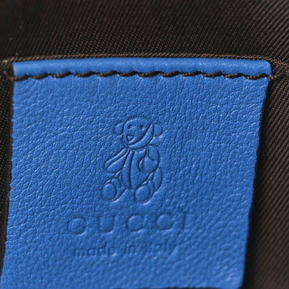 Gucci GG Supreme Monogram Children's Zoo Pig Bag Blue 6 of 10