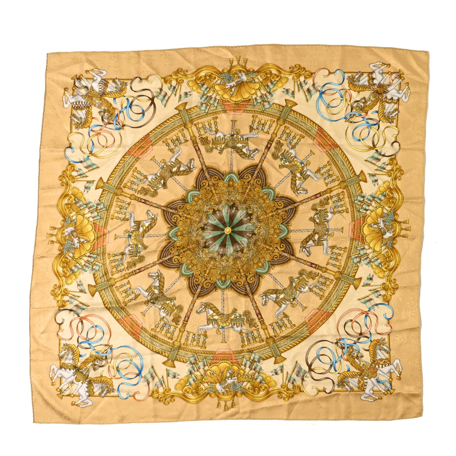 Hermes Silk Luna Park Scarf 90 1 of 4