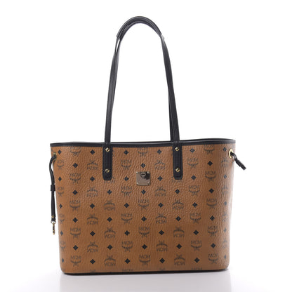 MCM Metallic Galaxy Visetos Medium Project Reversible Shopper Tote Cognac Multicolor 3 of 20