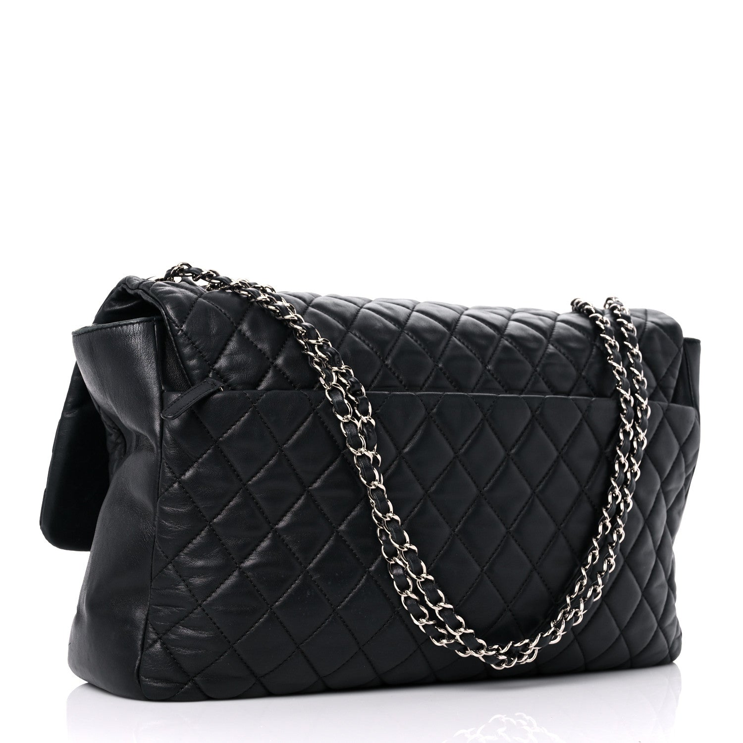 Chanel Lambskin Jumbo Coco Rain Flap Black 2 of 18