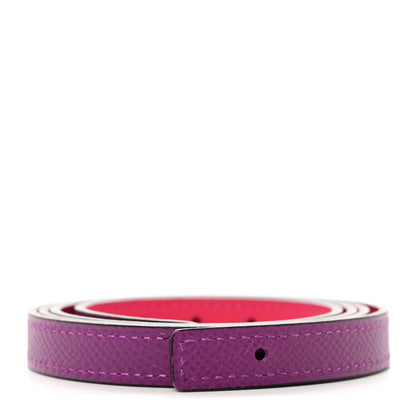 Hermes Swift Epsom 13mm Belt Strap 80 32 Rose Mexico Anemone 1 of 7
