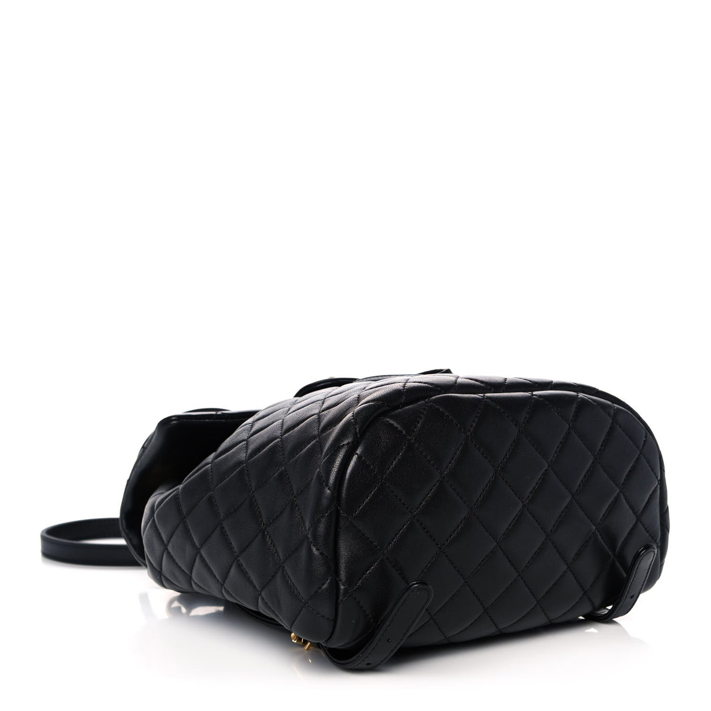 Calfskin Quilted Small Urban Spirit Backpack Black