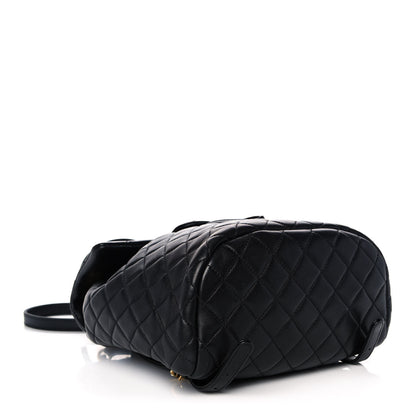 Chanel Calfskin Quilted Small Urban Spirit Backpack Black 4 of 14