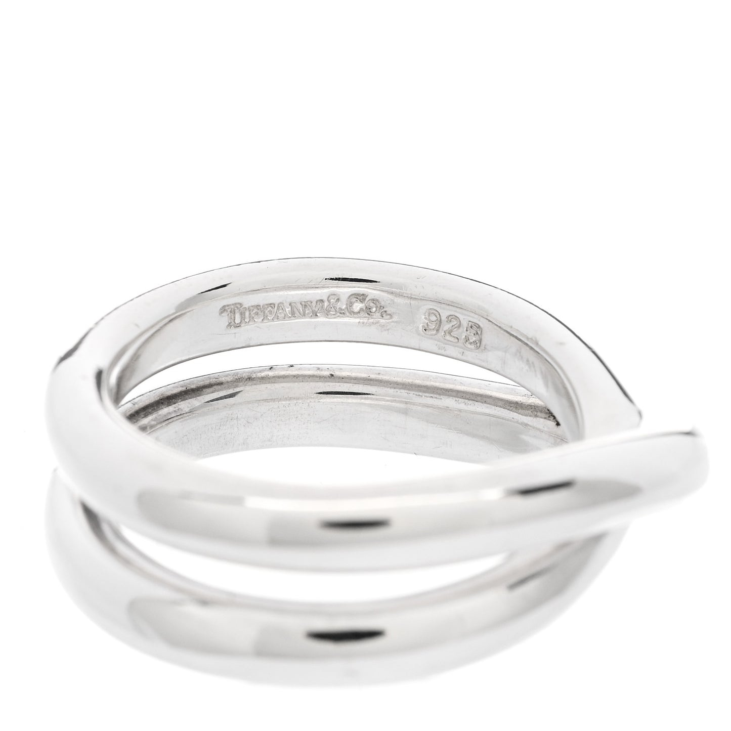 Sterling Silver Paloma Picasso Crossover Ring 50 5.5