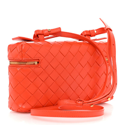 Bottega Veneta Calfskin Intrecciato Bang Bang Vanity Case Orange 3 of 10