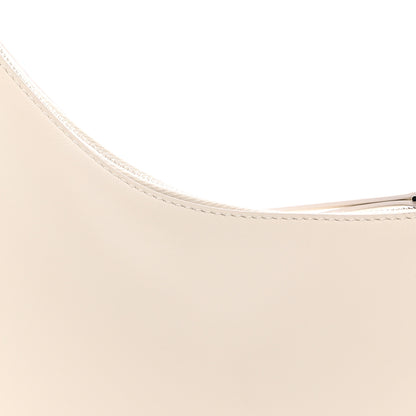The Row Smooth Calfskin Half Moon Shoulder Bag New Ivory 7 of 9