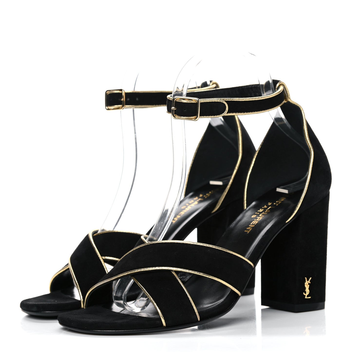Suede Babies Sandals 37.5 Black