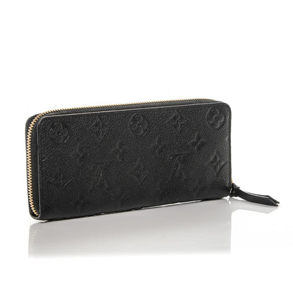 Louis Vuitton Empreinte Clemence Wallet Black 3 of 7